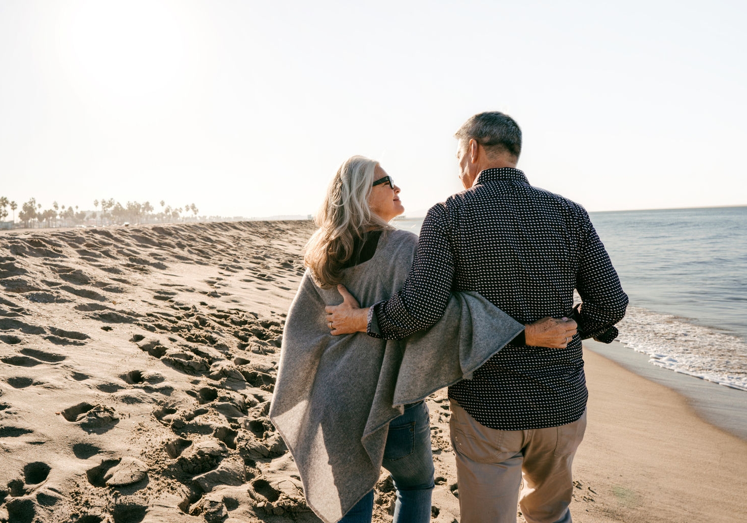 Senior couple on vacation